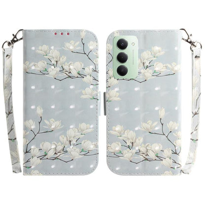 3D Colored Flip Leather Phone Case, For Redmi 15C 5G / 4G EU 173mm / Poco C85 5G, For Redmi 15 5G Global / 15 4G SEA 169.5mm