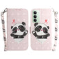 3D Colored Flip Leather Phone Case, For Redmi 15C 5G / 4G EU 173mm / Poco C85 5G, For Redmi 15 5G Global / 15 4G SEA 169.5mm