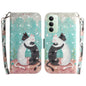 3D Colored Flip Leather Phone Case, For Redmi 15C 5G / 4G EU 173mm / Poco C85 5G, For Redmi 15 5G Global / 15 4G SEA 169.5mm