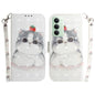 3D Colored Flip Leather Phone Case, For Redmi 15C 5G / 4G EU 173mm / Poco C85 5G, For Redmi 15 5G Global / 15 4G SEA 169.5mm