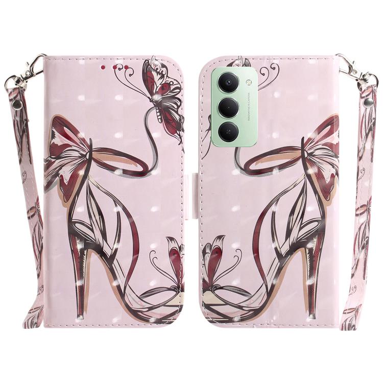 3D Colored Flip Leather Phone Case, For Redmi 15 5G / 4G EU 171mm, For Redmi Note 14 5G