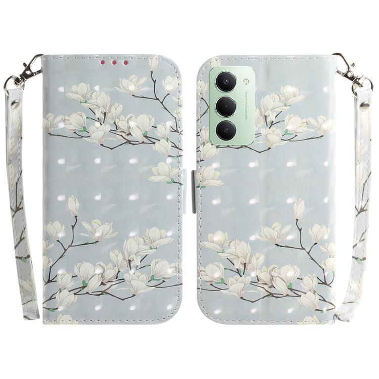3D Colored Flip Leather Phone Case, For Redmi 15 5G / 4G EU 171mm, For Redmi Note 14 5G