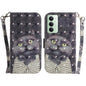 3D Colored Flip Leather Phone Case, For Redmi 15 5G / 4G EU 171mm, For Redmi Note 14 5G