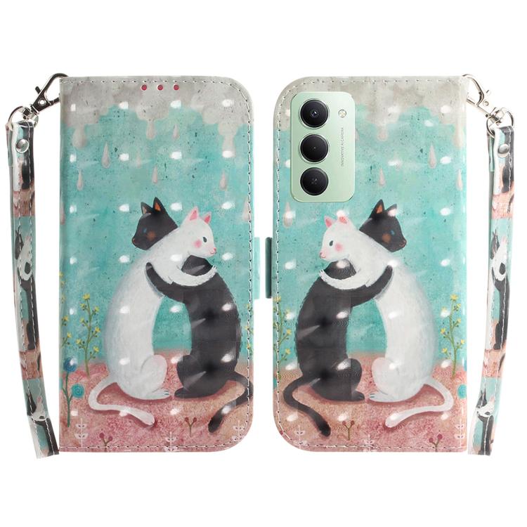 3D Colored Flip Leather Phone Case, For Redmi 15 5G / 4G EU 171mm, For Redmi Note 14 5G