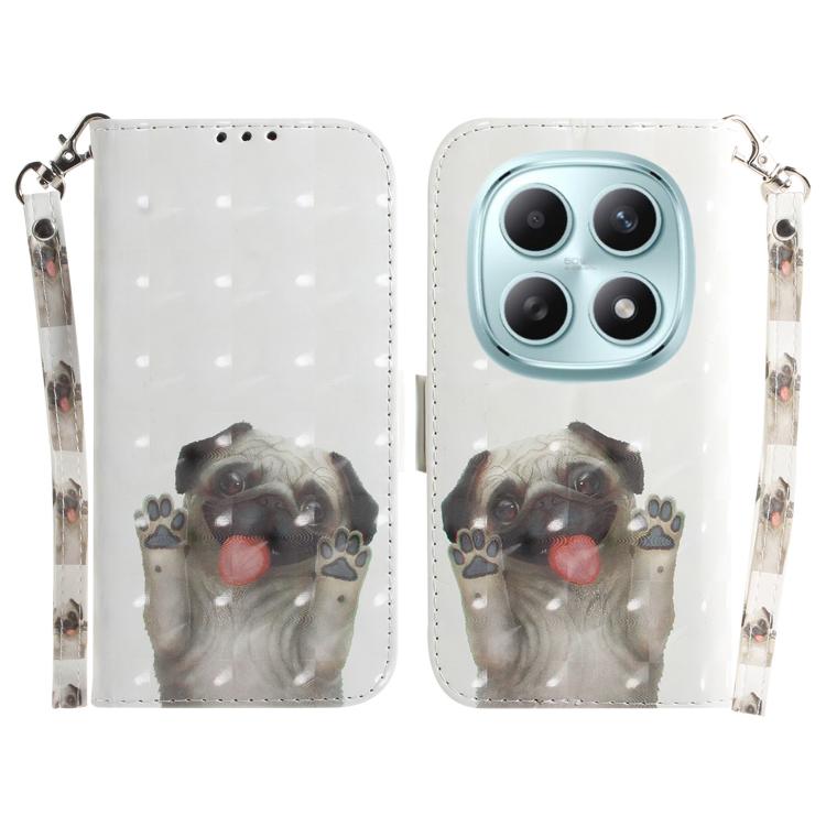 3D Colored Flip Leather Phone Case