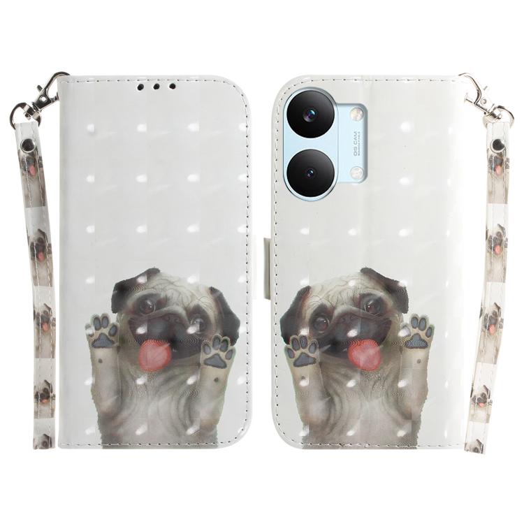 3D Colored Flip Leather Phone Case, For Redmi Turbo 5 Max 5G / Poco X8 Pro Max 5G, For Redmi Turbo 5 5G / Poco X8 Pro 5G