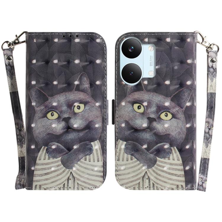 3D Colored Flip Leather Phone Case, For Redmi Turbo 5 Max 5G / Poco X8 Pro Max 5G, For Redmi Turbo 5 5G / Poco X8 Pro 5G