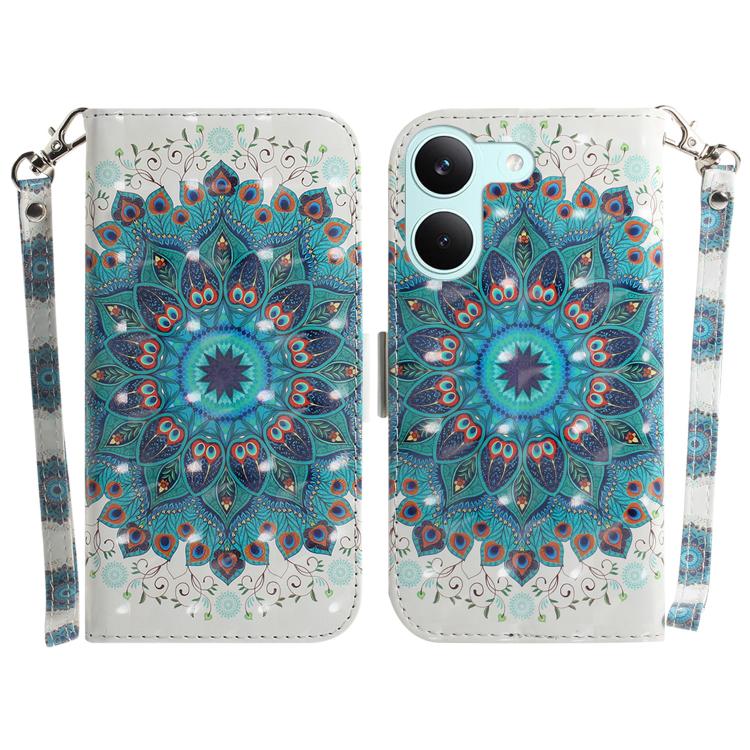 3D Colored Flip Leather Phone Case, For Redmi Turbo 5 Max 5G / Poco X8 Pro Max 5G, For Redmi Turbo 5 5G / Poco X8 Pro 5G
