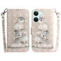 3D Colored Flip Leather Phone Case, For Redmi Turbo 5 Max 5G / Poco X8 Pro Max 5G, For Redmi Turbo 5 5G / Poco X8 Pro 5G