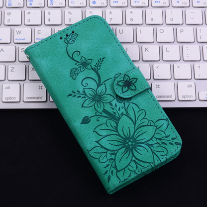 Lily Embossed Leather Phone Case