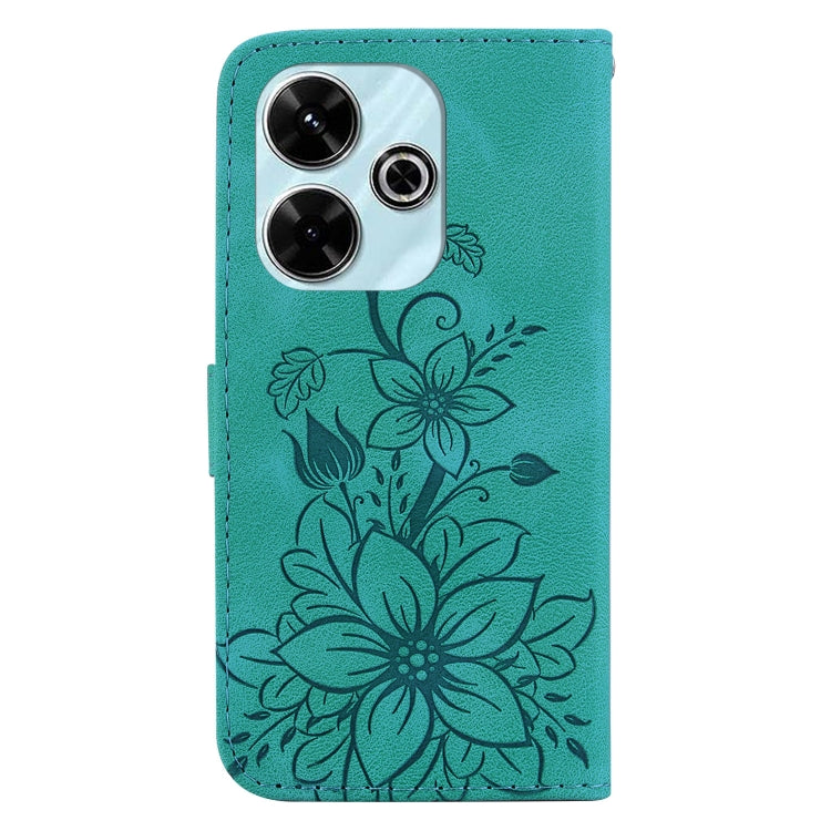 Lily Embossed Leather Phone Case