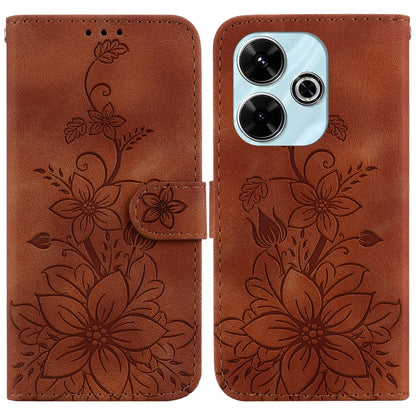 Lily Embossed Leather Phone Case