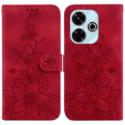 Lily Embossed Leather Phone Case