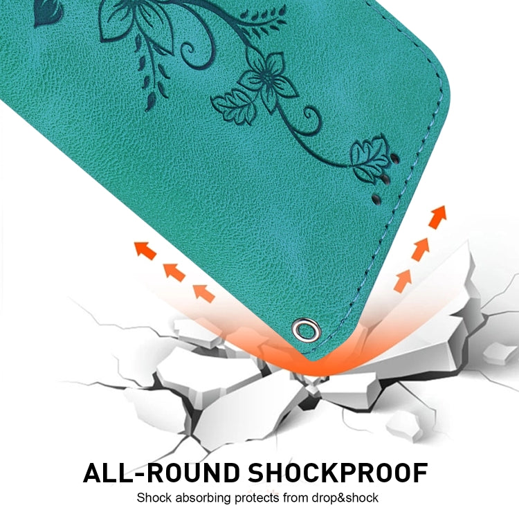 Lily Embossed Leather Phone Case, For Redmi K70 / K70 Pro