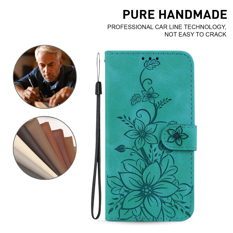 Lily Embossed Leather Phone Case, For Redmi K70 / K70 Pro