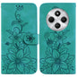 Lily Embossed Leather Phone Case, For Redmi Note 14 5G, For Redmi Note 14 Pro / Note 14 Pro+ 5G, For Redmi 14C 4G, For Redmi 13 4G