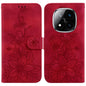 Lily Embossed Leather Phone Case, For Redmi Note 14 5G, For Redmi Note 14 Pro / Note 14 Pro+ 5G, For Redmi 14C 4G, For Redmi 13 4G