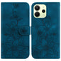 Lily Embossed Leather Phone Case, For Redmi K80 / K80 Pro / Xiaomi Poco F7 Pro, For Redmi Note 14 4G 164.84mm, For Redmi Turbo 4 / Xiaomi Poco X7 Pro, For Redmi Note 14 4G 163.25mm