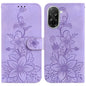 Lily Embossed Leather Phone Case, For Redmi Turbo 4 Pro / Xiaomi Poco F7, For Redmi A5 4G 173.3mm, For Redmi A5 4G 171.7mm, For Redmi Note 14S 4G