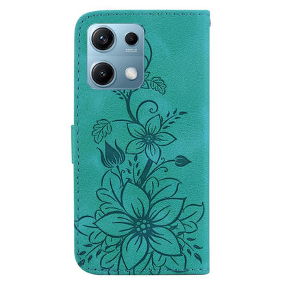 Lily Embossed Leather Phone Case