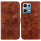 Lily Embossed Leather Phone Case