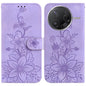 Lily Embossed Leather Phone Case, For Redmi K80 / K80 Pro / Xiaomi Poco F7 Pro, For Redmi Note 14 4G 164.84mm, For Redmi Turbo 4 / Xiaomi Poco X7 Pro, For Redmi Note 14 4G 163.25mm