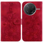 Lily Embossed Leather Phone Case, For Redmi K80 / K80 Pro / Xiaomi Poco F7 Pro, For Redmi Note 14 4G 164.84mm, For Redmi Turbo 4 / Xiaomi Poco X7 Pro, For Redmi Note 14 4G 163.25mm