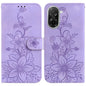 Lily Embossed Leather Phone Case, For Redmi Turbo 4 Pro / Xiaomi Poco F7, For Redmi A5 4G 173.3mm, For Redmi A5 4G 171.7mm, For Redmi Note 14S 4G