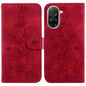 Lily Embossed Leather Phone Case, For Redmi Turbo 4 Pro / Xiaomi Poco F7, For Redmi A5 4G 173.3mm, For Redmi A5 4G 171.7mm, For Redmi Note 14S 4G