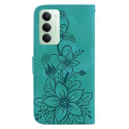 Lily Embossed Leather Phone Case