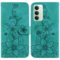 Lily Embossed Leather Phone Case, For Redmi Note 15 Pro 5G Global 163.6mm, For Redmi 15C 5G / 4G EU 173mm / Poco C85 5G, For Redmi 15 5G Global / 15 4G SEA 169.5mm, For Redmi 15 5G / 4G EU 171mm
