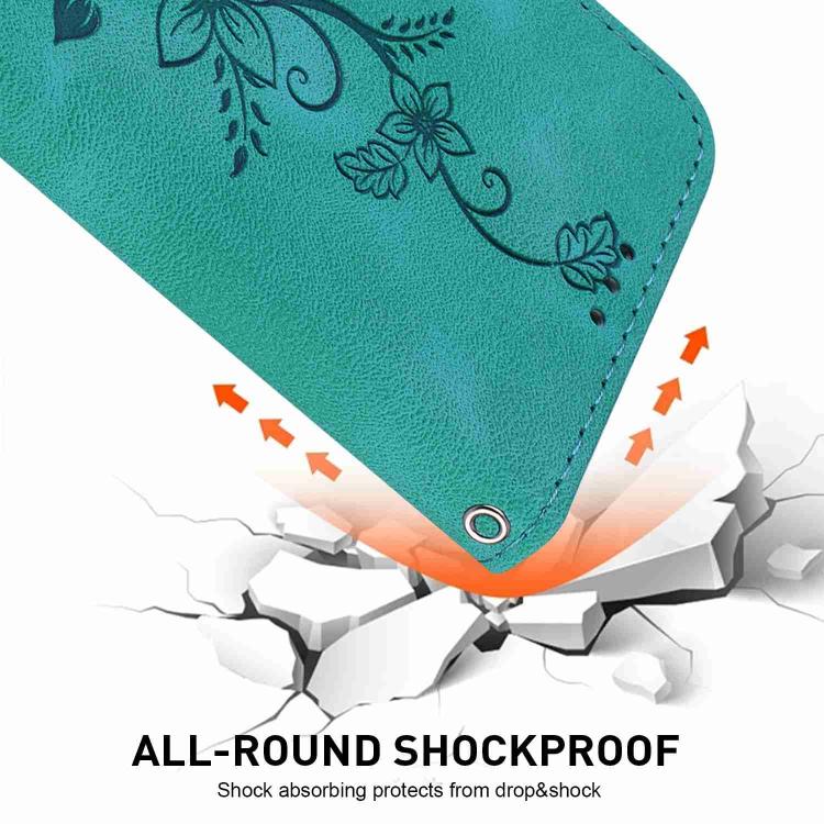Lily Embossed Leather Phone Case, For Redmi Note 15 Pro 5G Global 163.6mm, For Redmi 15C 5G / 4G EU 173mm / Poco C85 5G, For Redmi 15 5G Global / 15 4G SEA 169.5mm, For Redmi 15 5G / 4G EU 171mm