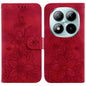 Lily Embossed Leather Phone Case, For Redmi Note 15 Pro+ 5G 163.3mm / Poco M8 Pro 5G, For Redmi Note 15 4G / 5G 164mm / Poco M8 5G, For Redmi Note 15 Pro 4G Global 163.2mm, For Redmi Note 15 Pro 5G Global 163.6mm