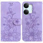 Lily Embossed Leather Phone Case, For Redmi A7 Pro 4G / 5G 171mm / Poco C85x 5G, For Redmi 15a 5G, For Redmi Turbo 5 Max 5G / Poco X8 Pro Max 5G, For Redmi Turbo 5 5G / Poco X8 Pro 5G