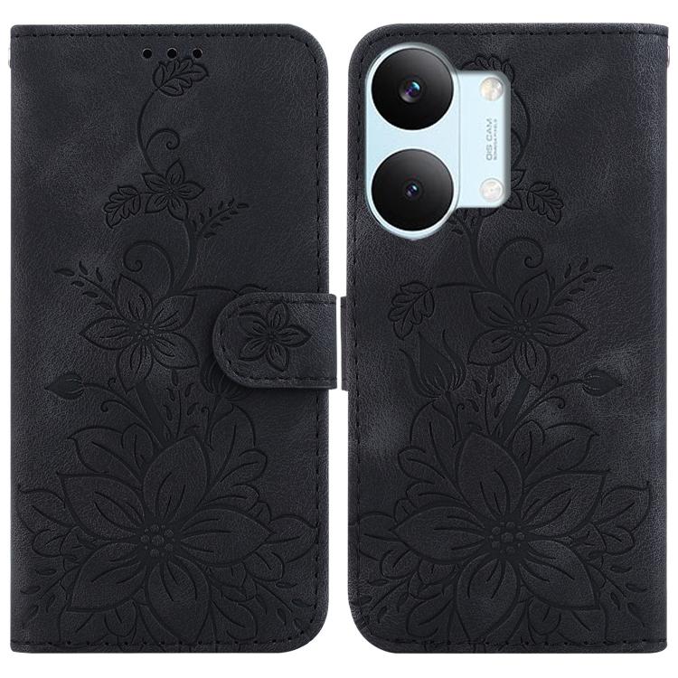 Lily Embossed Leather Phone Case, For Redmi A7 Pro 4G / 5G 171mm / Poco C85x 5G, For Redmi 15a 5G, For Redmi Turbo 5 Max 5G / Poco X8 Pro Max 5G, For Redmi Turbo 5 5G / Poco X8 Pro 5G