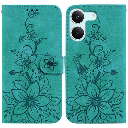 Lily Embossed Leather Phone Case, For Redmi A7 Pro 4G / 5G 171mm / Poco C85x 5G, For Redmi 15a 5G, For Redmi Turbo 5 Max 5G / Poco X8 Pro Max 5G, For Redmi Turbo 5 5G / Poco X8 Pro 5G
