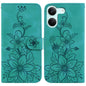 Lily Embossed Leather Phone Case, For Redmi A7 Pro 4G / 5G 171mm / Poco C85x 5G, For Redmi 15a 5G, For Redmi Turbo 5 Max 5G / Poco X8 Pro Max 5G, For Redmi Turbo 5 5G / Poco X8 Pro 5G
