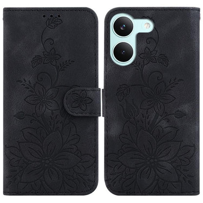 Lily Embossed Leather Phone Case, For Redmi A7 Pro 4G / 5G 171mm / Poco C85x 5G, For Redmi 15a 5G, For Redmi Turbo 5 Max 5G / Poco X8 Pro Max 5G, For Redmi Turbo 5 5G / Poco X8 Pro 5G