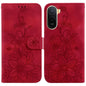 Lily Embossed Leather Phone Case, For Redmi A7 Pro 4G / 5G 171mm / Poco C85x 5G, For Redmi 15a 5G, For Redmi Turbo 5 Max 5G / Poco X8 Pro Max 5G, For Redmi Turbo 5 5G / Poco X8 Pro 5G