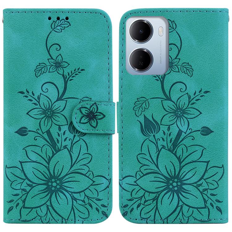 Lily Embossed Leather Phone Case, For Redmi A7 Pro 4G / 5G 171mm / Poco C85x 5G, For Redmi 15a 5G, For Redmi Turbo 5 Max 5G / Poco X8 Pro Max 5G, For Redmi Turbo 5 5G / Poco X8 Pro 5G