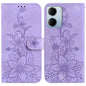Lily Embossed Leather Phone Case, For Redmi A7 Pro 4G / 5G 171mm / Poco C85x 5G, For Redmi 15a 5G, For Redmi Turbo 5 Max 5G / Poco X8 Pro Max 5G, For Redmi Turbo 5 5G / Poco X8 Pro 5G