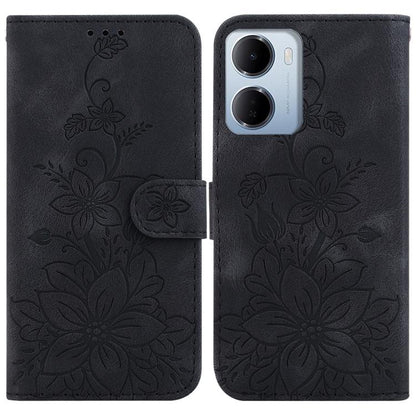 Lily Embossed Leather Phone Case, For Redmi A7 Pro 4G / 5G 171mm / Poco C85x 5G, For Redmi 15a 5G, For Redmi Turbo 5 Max 5G / Poco X8 Pro Max 5G, For Redmi Turbo 5 5G / Poco X8 Pro 5G