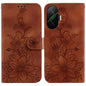 Lily Embossed Leather Phone Case, For Redmi Turbo 4 Pro / Xiaomi Poco F7, For Redmi A5 4G 173.3mm, For Redmi A5 4G 171.7mm, For Redmi Note 14S 4G
