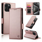Side Buckle Magnetic Frosted Leather Phone Case, For iPhone 15 Pro Max, For iPhone 15 Pro, For iPhone 15 Plus