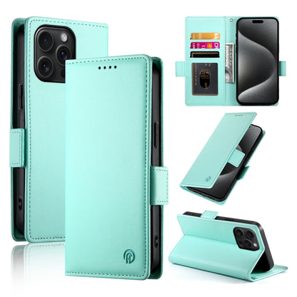 Side Buckle Magnetic Frosted Leather Phone Case, For iPhone 15 Pro Max, For iPhone 15 Pro, For iPhone 15 Plus