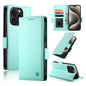 Side Buckle Magnetic Frosted Leather Phone Case, For iPhone 15 Pro Max, For iPhone 15 Pro, For iPhone 15 Plus