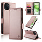 Side Buckle Magnetic Frosted Leather Phone Case, For iPhone 15 Pro Max, For iPhone 15 Pro, For iPhone 15 Plus
