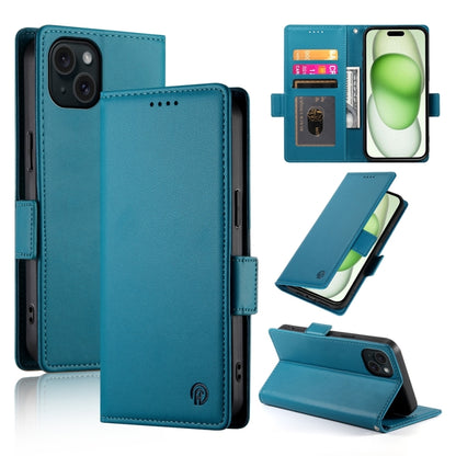 Side Buckle Magnetic Frosted Leather Phone Case, For iPhone 15 Pro Max, For iPhone 15 Pro, For iPhone 15 Plus