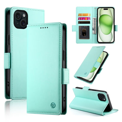 Side Buckle Magnetic Frosted Leather Phone Case, For iPhone 15 Pro Max, For iPhone 15 Pro, For iPhone 15 Plus