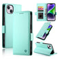 Side Buckle Magnetic Frosted Leather Phone Case, For iPhone 15, For iPhone 14 Plus, For iPhone 14